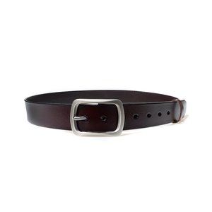 Men's 34" Burnt Cordovan All Leather Dress Belt